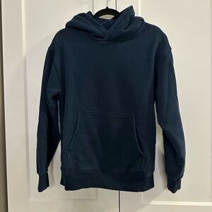 Aritzia TNA Perfect Fleece Hoodie Navy